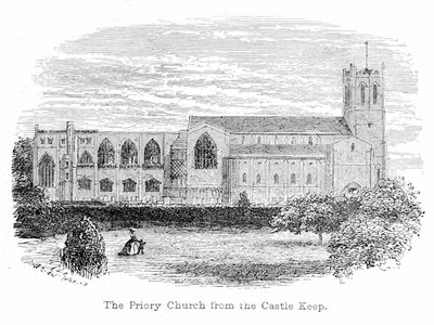 The Priory Church, Christchurch by Walter Crane
